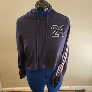 Papaya Large Cropped 24 Hoodie